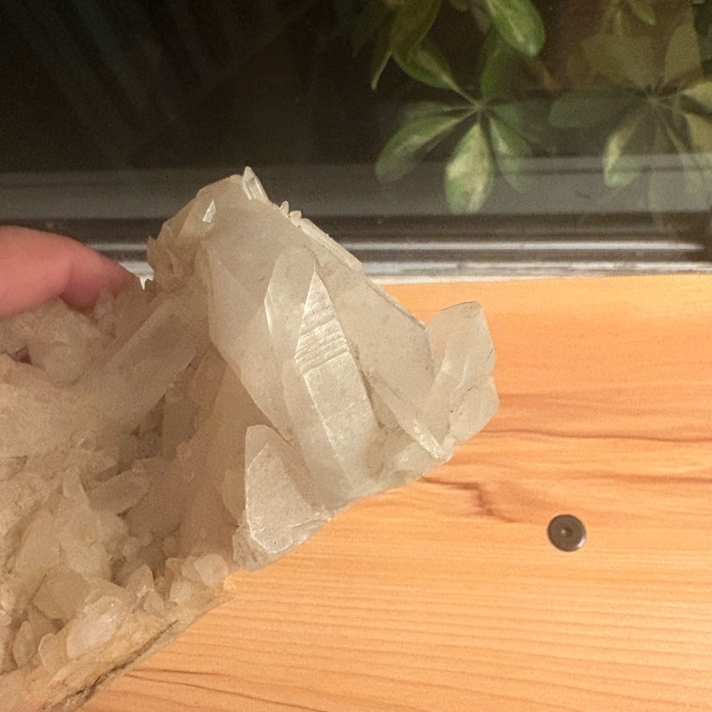 Natural Quartz Crystal Cluster - Picture 7 of 9